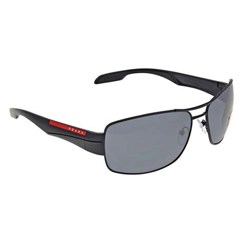 prada ps53ns polarized 1bo5z1|Prada Linea Rossa Polarized Grey Sport Men's Sunglasses PS .